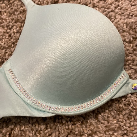 teal gem victoria’s secret push up bra - Picture 4 of 5